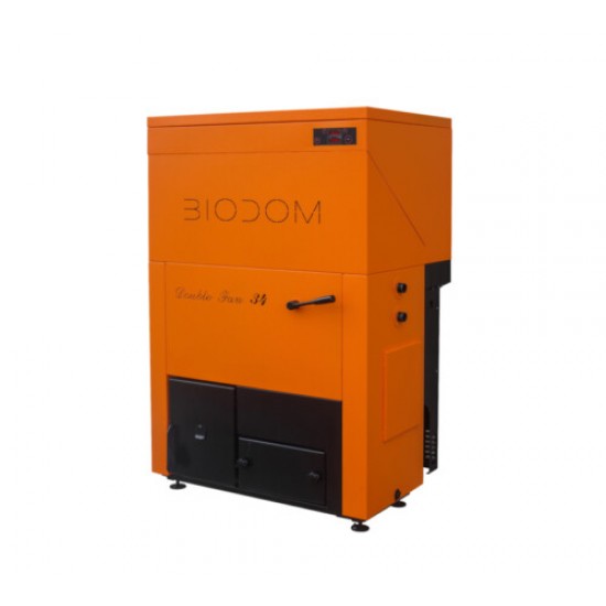Biodom  Cazan peleti  Double Fan 34 cu pompa de bypass 8-31 kw